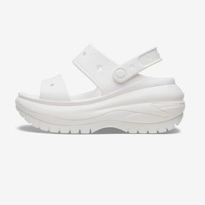 Crocs Mega Crush Classic Sandal | White | Women’s Size 6 | Brand New